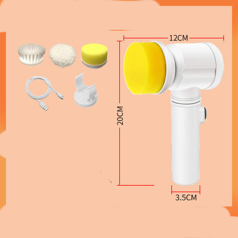 Smart Electric Dishwashing Scrubber – Rechargeable Kitchen Cleaning Brush for Sink & Stove