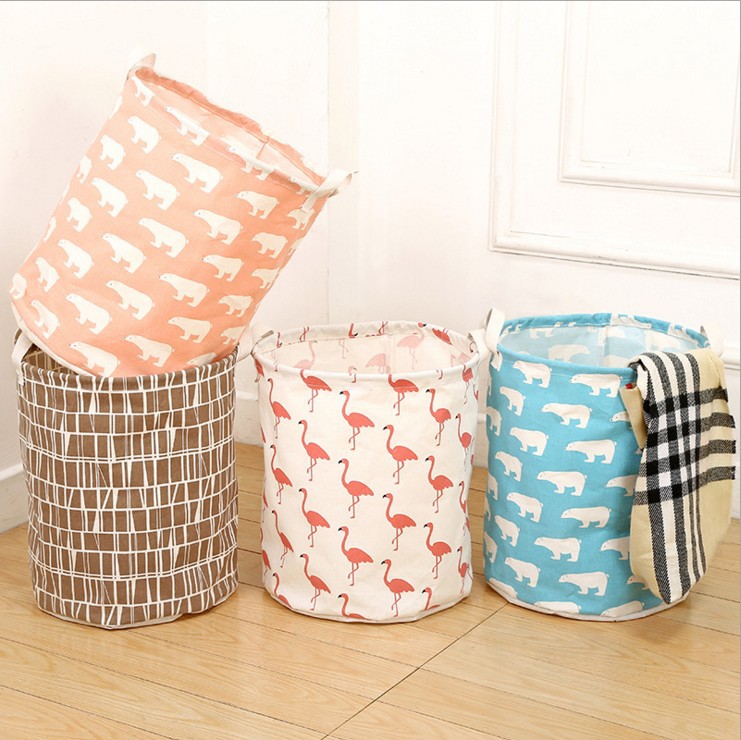 Foldable Laundry Hamper Basket – Storage Bin for Clothes, Toys & Home