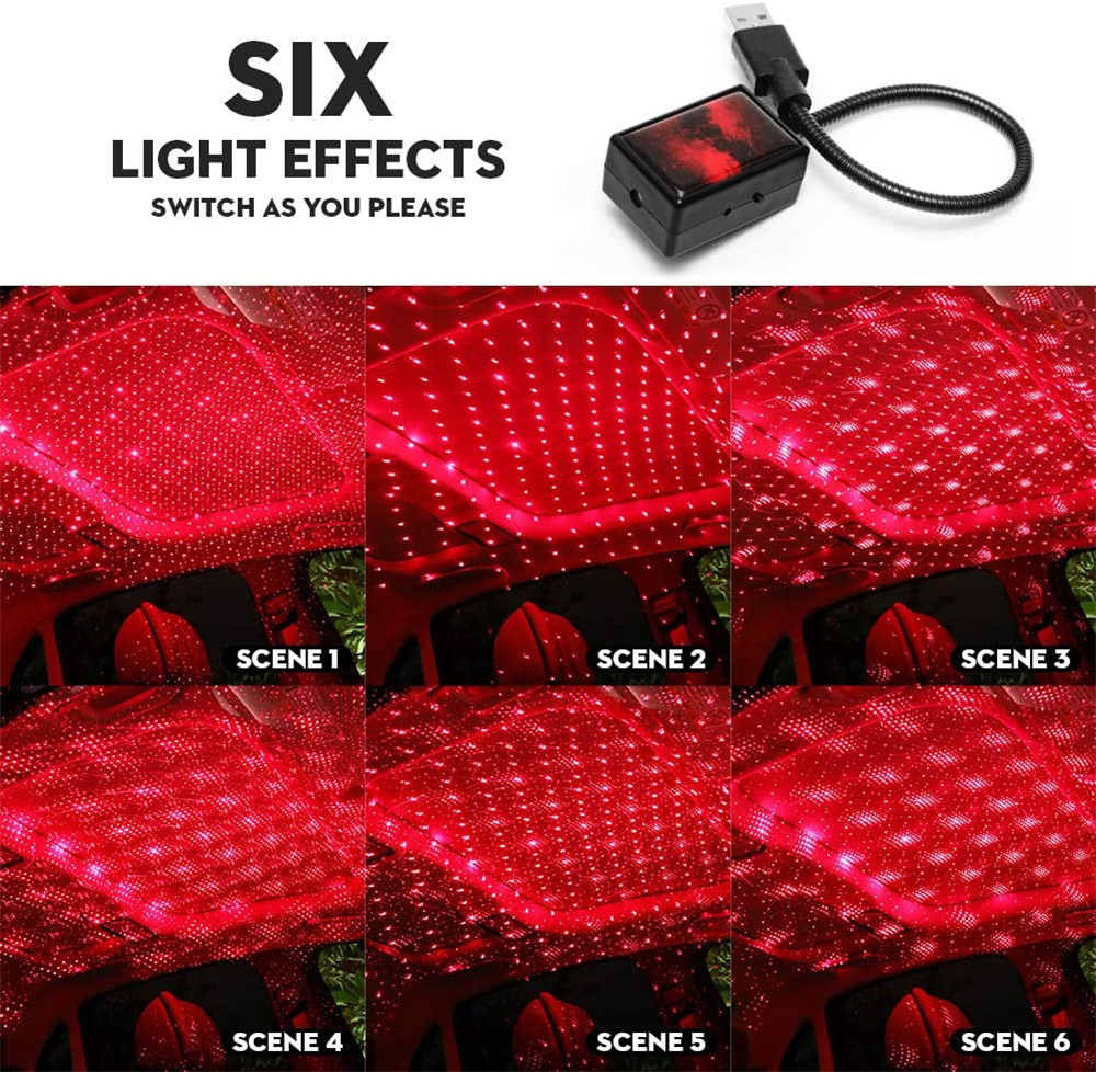 Auto Roof Star Projector Lights - Starry Sky Projector LED Night Lamp