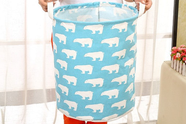 Foldable Laundry Hamper Basket – Storage Bin for Clothes, Toys & Home