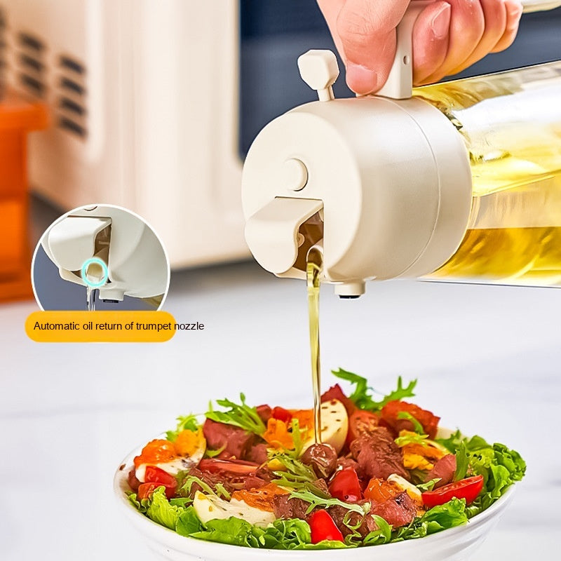 Olive Oil & Vinegar Sprayer Bottle – Kitchen Cooking & BBQ Oil Spray
