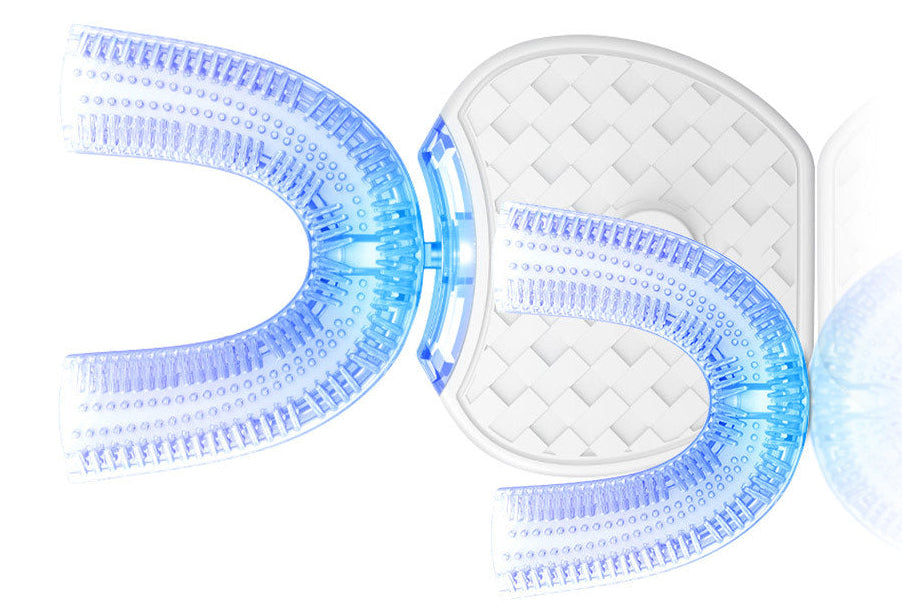 Hands-Free Electric Toothbrush – 360° U-Shape Cleaner for Whiter Teeth