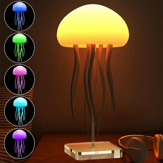 Smart Jellyfish LED Lamp – Night Light, Desk & Bedside Ambient Decor