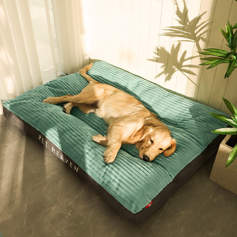 Warm & Breathable Pet Bed House – All Season Washable Dog & Cat Kennel Bed