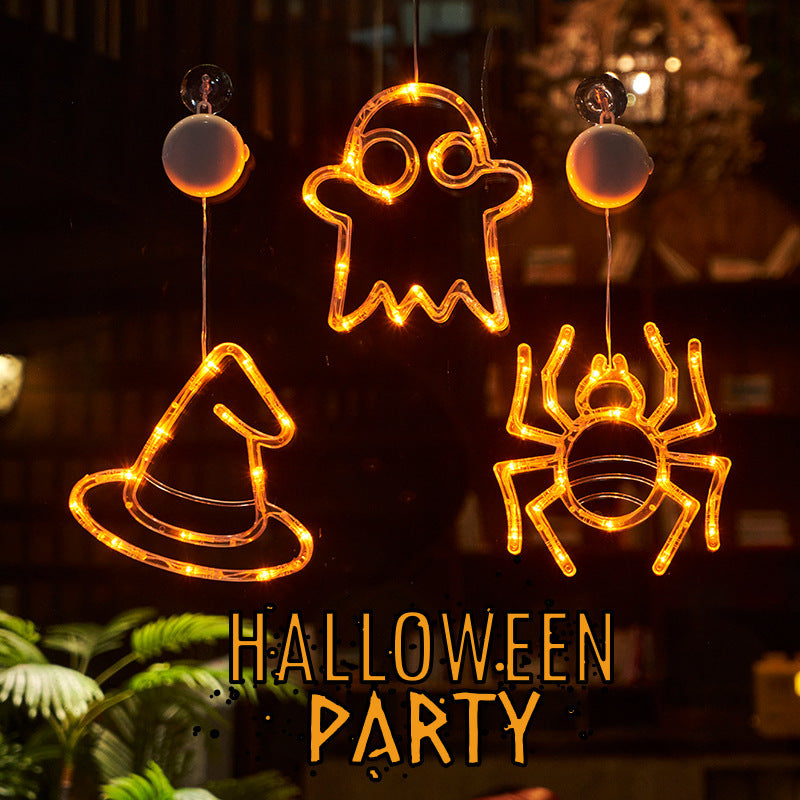 Haunted Window LED Lights – Fun Halloween Home Glow