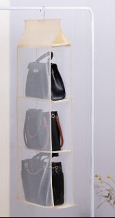 Modern 360° Multi-Layer Storage Rack – Foldable Hanging Organizer for Bathroom Kitchen & Small Spaces