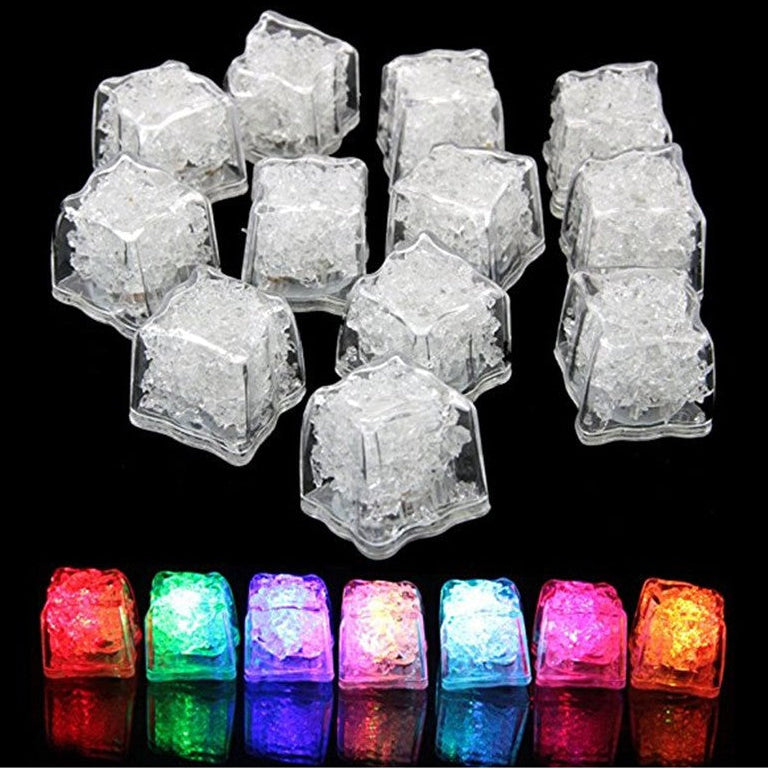 Colorful LED Ice Cube Light – Glow Party Drink Lights for Bar, Events & Home Decor