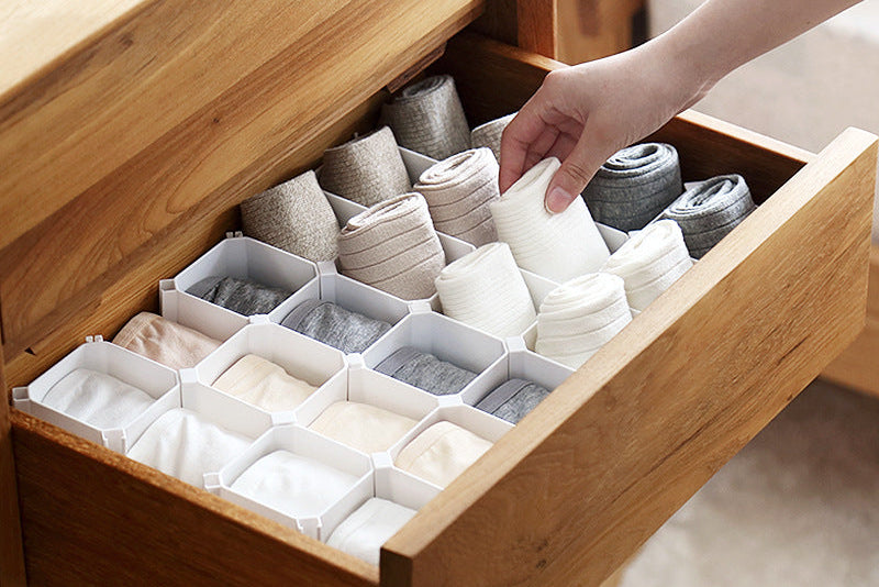 Space-Saving Plastic Drawer Storage