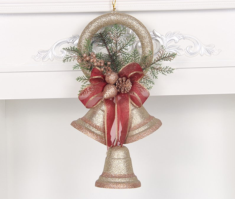 Christmas Tree Bell Ornament – Big Festive Bell Decor for Holiday Styling
