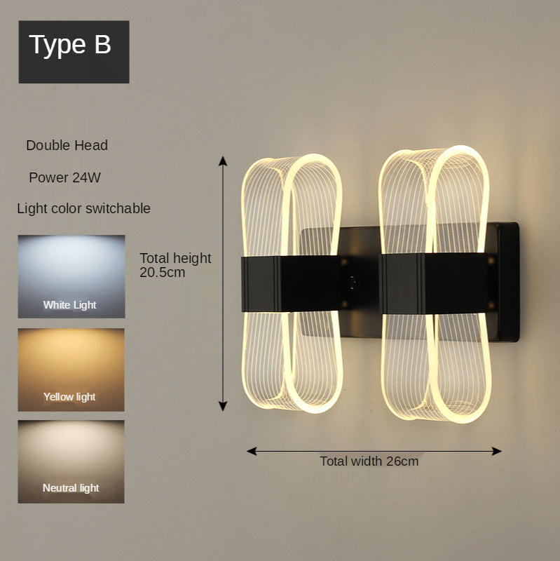 Nordic Style Wall Lamp – Golden Modern Lighting Fixture for Cozy Decor
