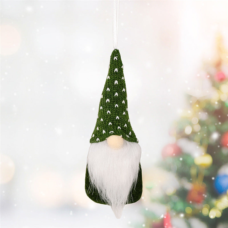 Christmas Hanging Knitted Ornament – Small Festive Pendant
