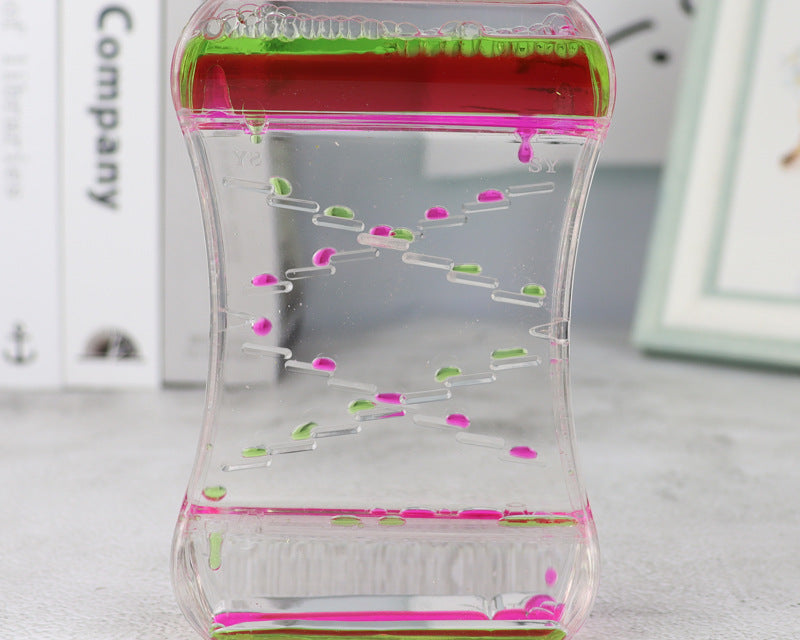 Creative Cruise Hourglass – Mesmerizing Liquid Timer for Office & Bedroom