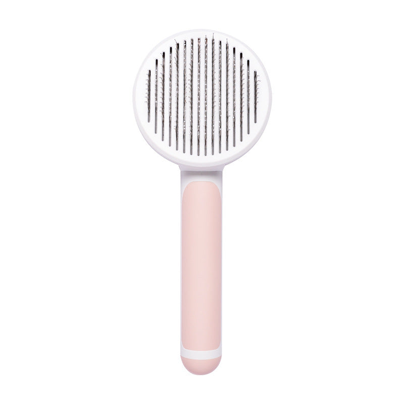 Pet Grooming Comb – Steel Wire Hair Removal Brush for Cats & Dogs