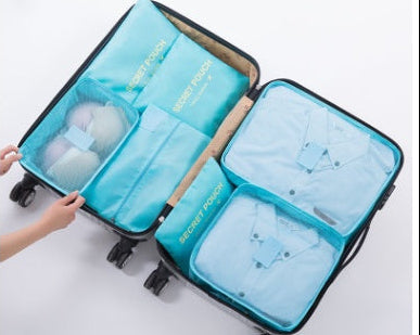 Travel Packing Cubes Set – Waterproof Nylon Organizer Bag for Trips