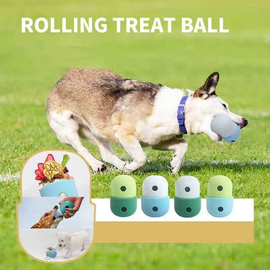 2-in-1 Interactive Dog Treat Ball – Smart Training & Chew Toy