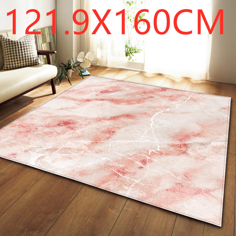 Marble Pattern Carpet Rug – Luxury Living Room & Bedroom Area Rug Home Decor