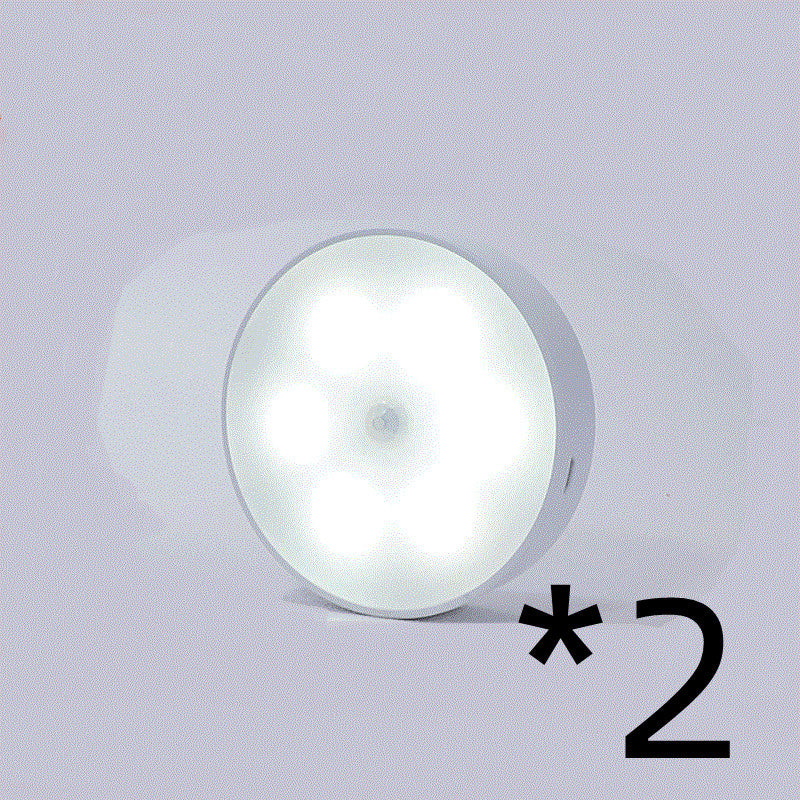 Wireless USB Motion Sensor Light – Rechargeable LED Puck Light