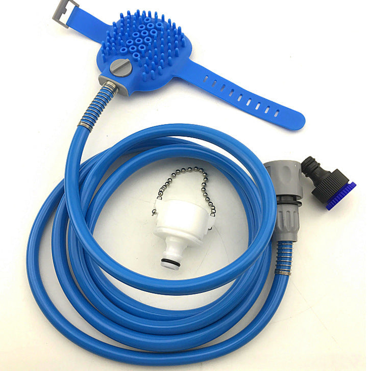 Pet Dog Bathing Tool – Adjustable Water Spray Nozzle Strap for Effortless Cleaning