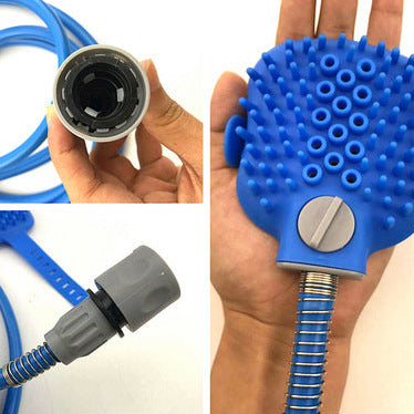 Pet Dog Bathing Tool – Adjustable Water Spray Nozzle Strap for Effortless Cleaning