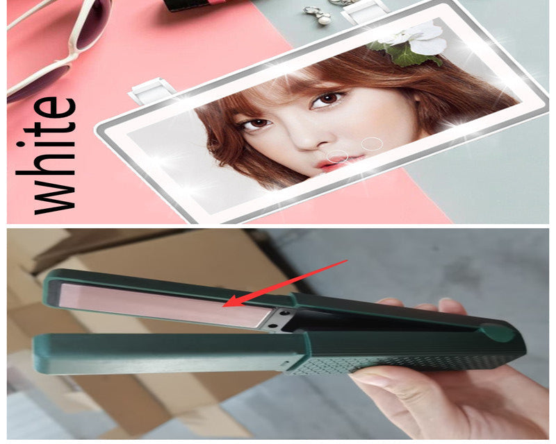 Cordless Hair Straightener – Portable USB Flat Iron