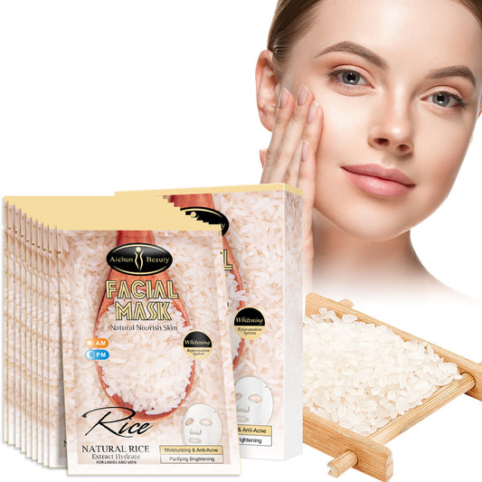 Rice Glow Mask – Brightening, Smoothing & Moisturizing Face Treatment