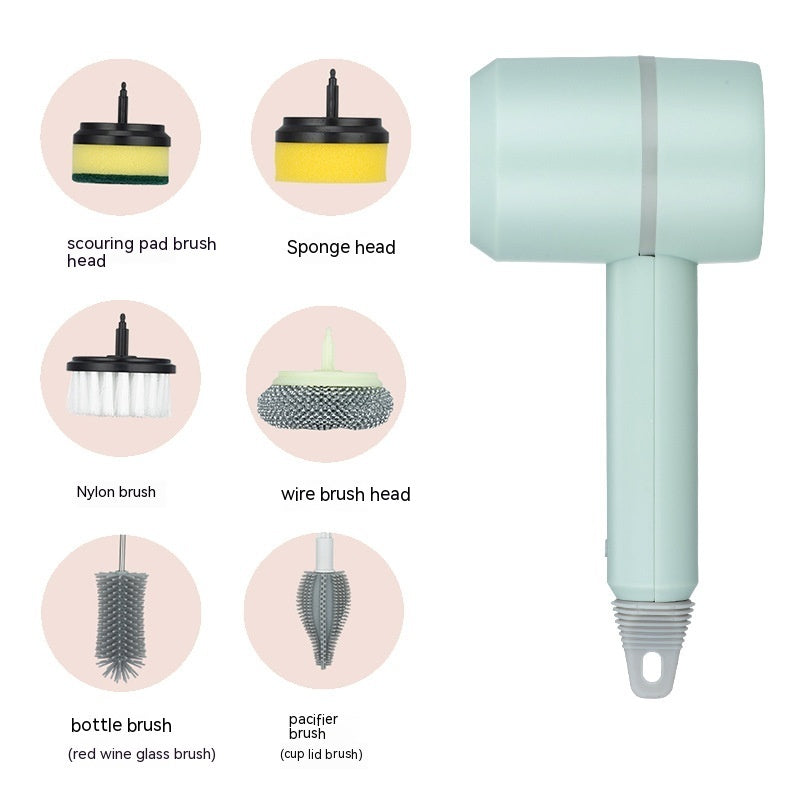 Electric Cleaning Brush for Effortless Home Scrubbing