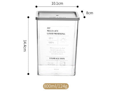 Kitchen Tea Storage Container – Creative Airtight Box for Loose Leaf & Bags