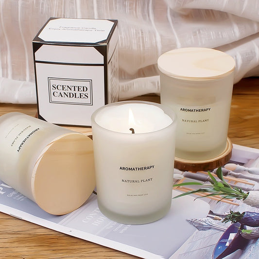 Scented Candle for Home – Long Lasting Aromatherapy Candle for Stress Relief