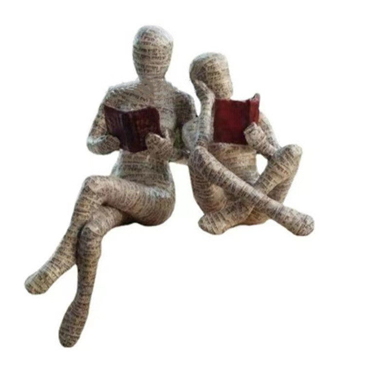 Reading Woman Statue – Graceful Art for Thoughtful Spaces