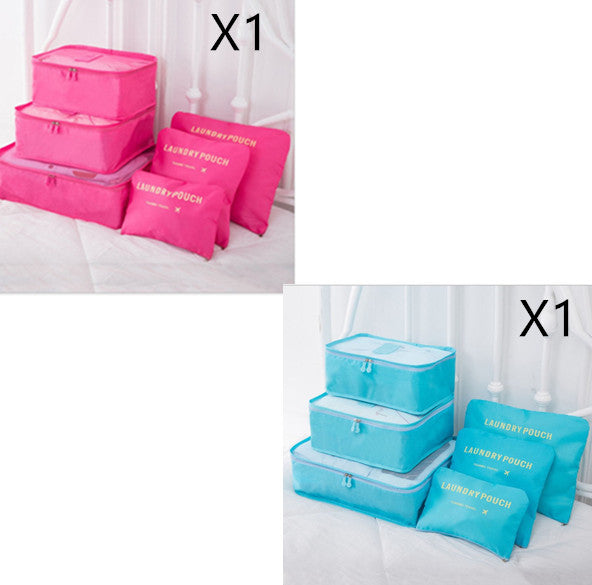 Travel Clothes Organizer Bags Set – 6PCS Packing Cubes for Luggage & Efficient Packing System