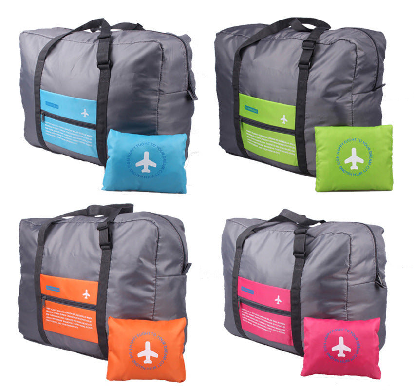 Nylon Waterproof Travel Duffel Bag – Large Capacity Foldable Gym & Storage Organizer