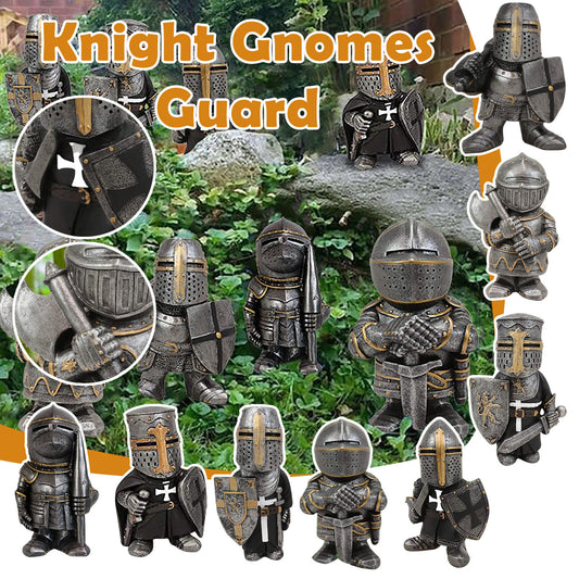 Retro European Knight Figurine – Vintage Desk Ornament for Living Room Decoration