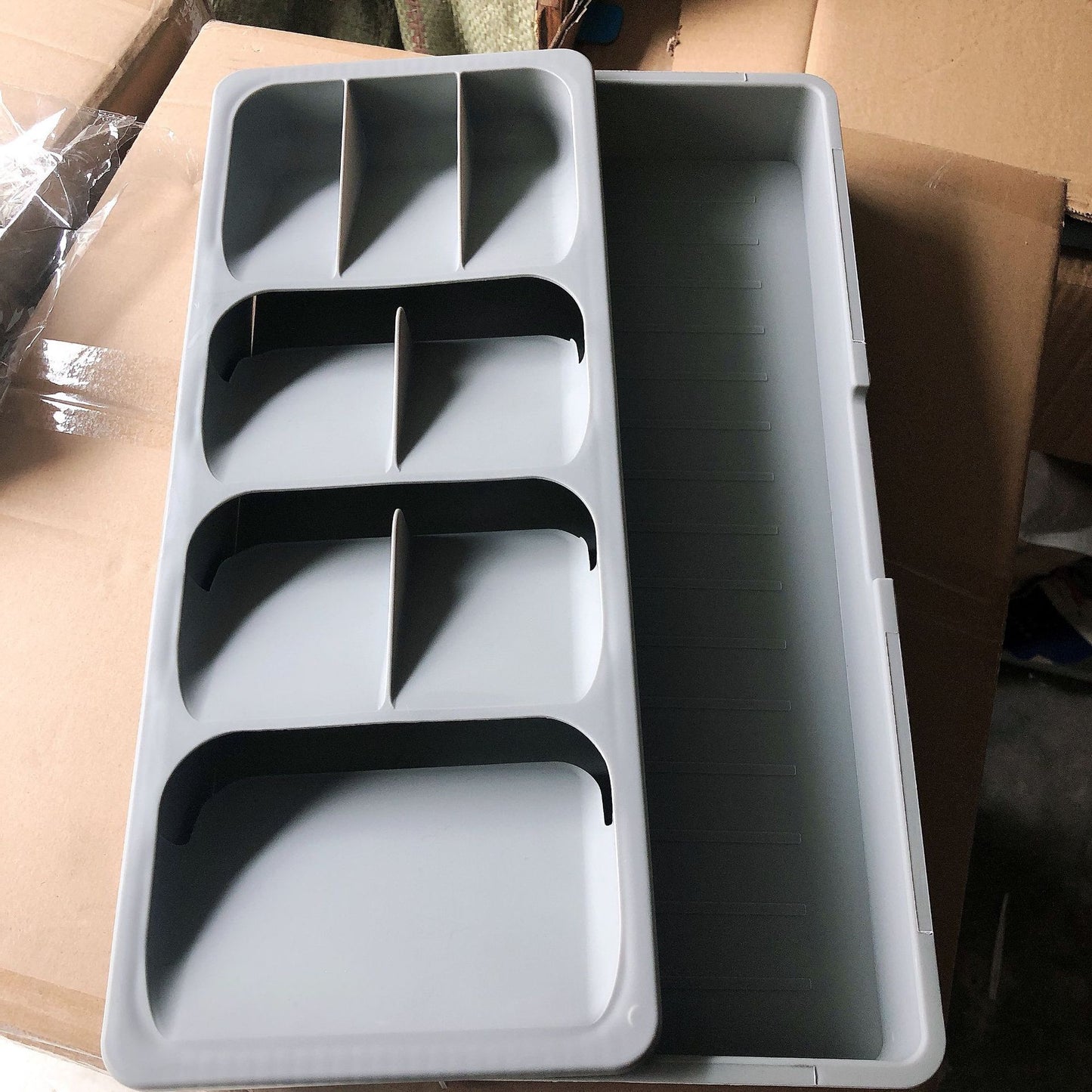 Home Kitchen Storage Organizer Drawer Insert – Cutlery Divider Rack