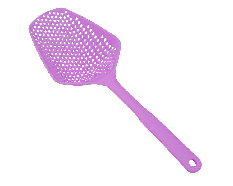 Heat-Resistant Nylon Scoop Colander – Kitchen Strainer Spoon for Cooking, Frying & Serving