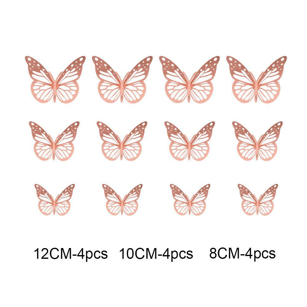 Butterfly Wall Decals – 3D Mirror Stickers for Home Decor