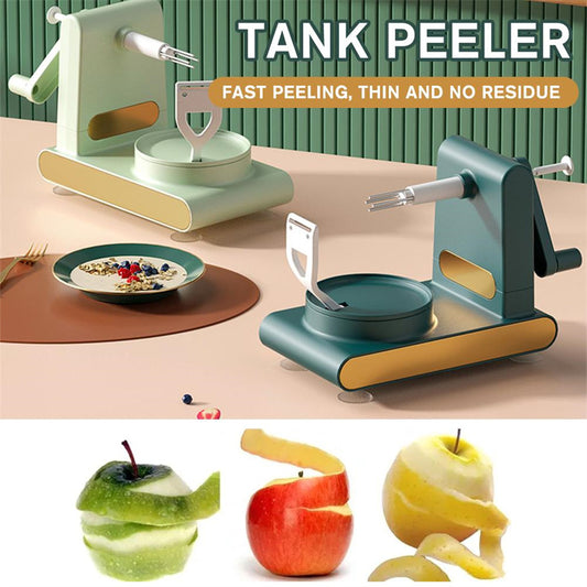Compact Hand Crank Peeler – Multifunction Fruit Slicer & Corer