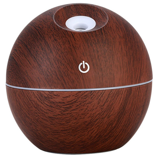 Essential Oil Diffuser Humidifier USB – Ultrasonic Air Purifier with 7-Color LED Night Light