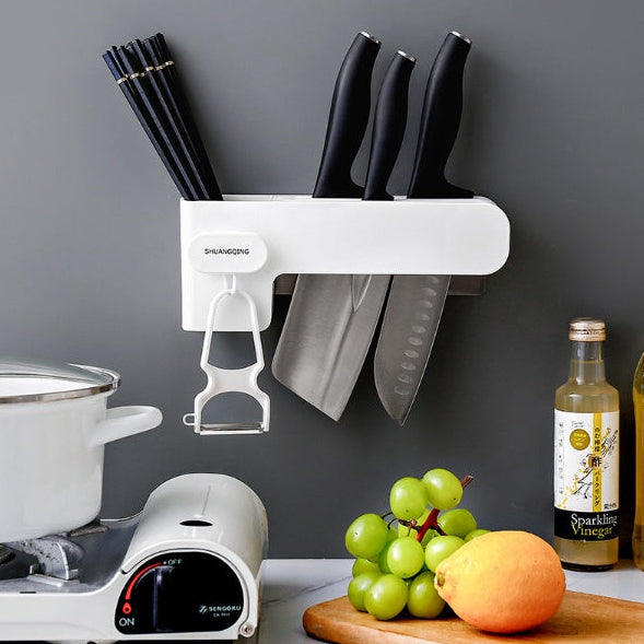 Kitchen Knife Rack Storage Organizer – Space Saving Kitchen Supplies Tool
