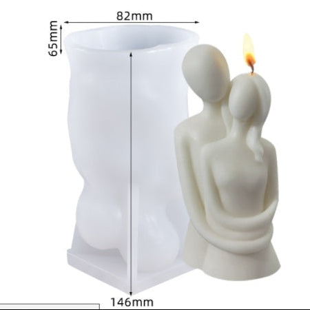 Scented Candle Silicone Mold – DIY Candle Holder Making Tool for Home Decor & Crafts