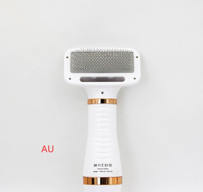 2-in-1 Pet Grooming Dryer Brush Dog Cat Hair Dryer Comb Fast Drying Tool