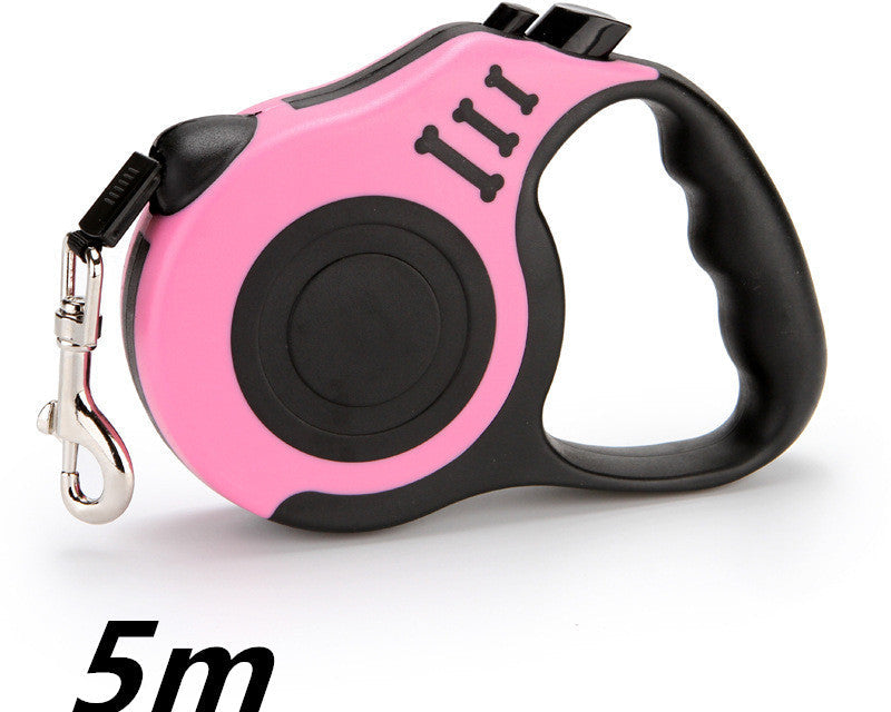 Strong & Durable Automatic Dog Leash – Telescopic Traction Rope