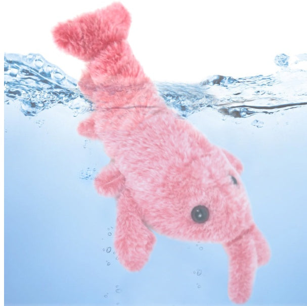 Electric Flopping Shrimp Cat Toy – USB Rechargeable Smart Interactive Toy for Indoor Cats & Kittens