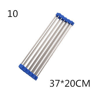 Over Sink Folding Rack Stainless Steel – Kitchen Dish Drying & Drain Organizer