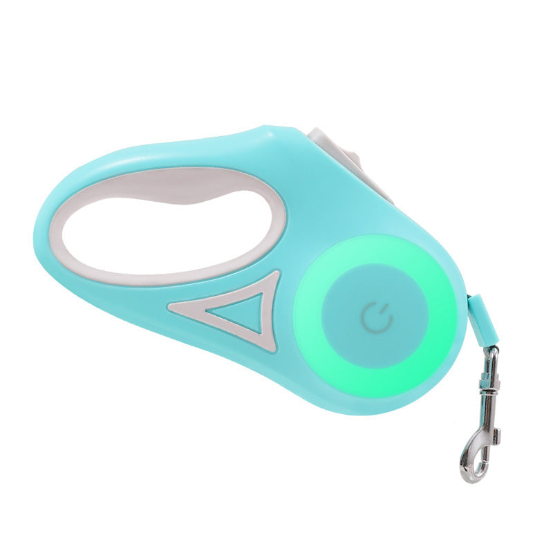 Rechargeable LED Retractable Dog Leash | Safe Night Walking Pet Leash
