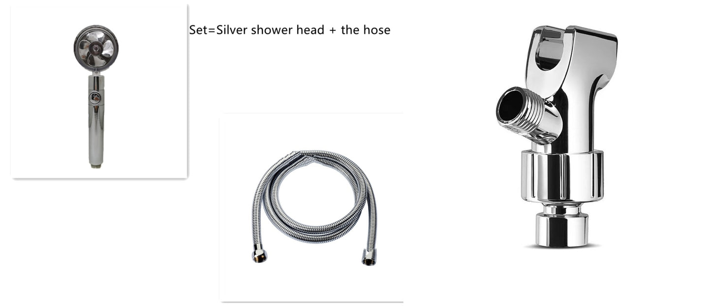 Luxury Rotating Shower Head – High Pressure, Water-Saving, Bathroom Upgrade