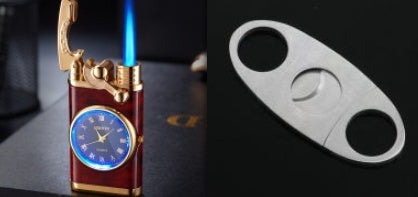 Electric Watch Lighter Men – Windproof Blue Flame Creative Wrist Watch Lighter Gift