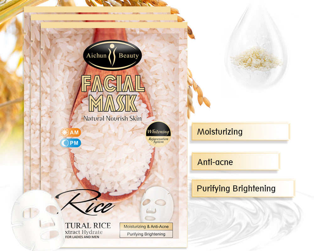 Rice Glow Mask – Brightening, Smoothing & Moisturizing Face Treatment