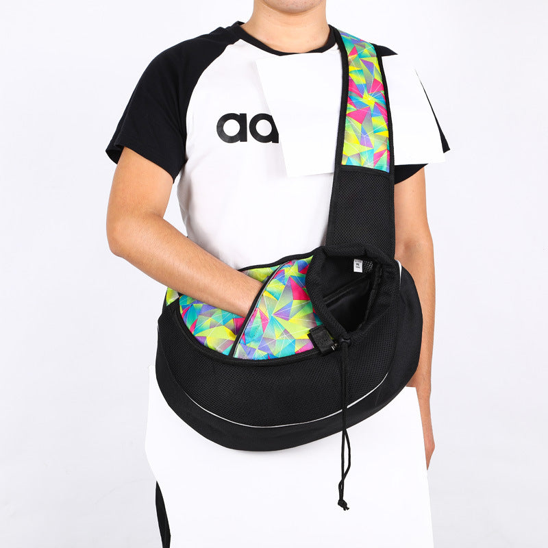 Pet Carrier Crossbody Bag for Dogs & Cats – Portable Hands-Free Sling