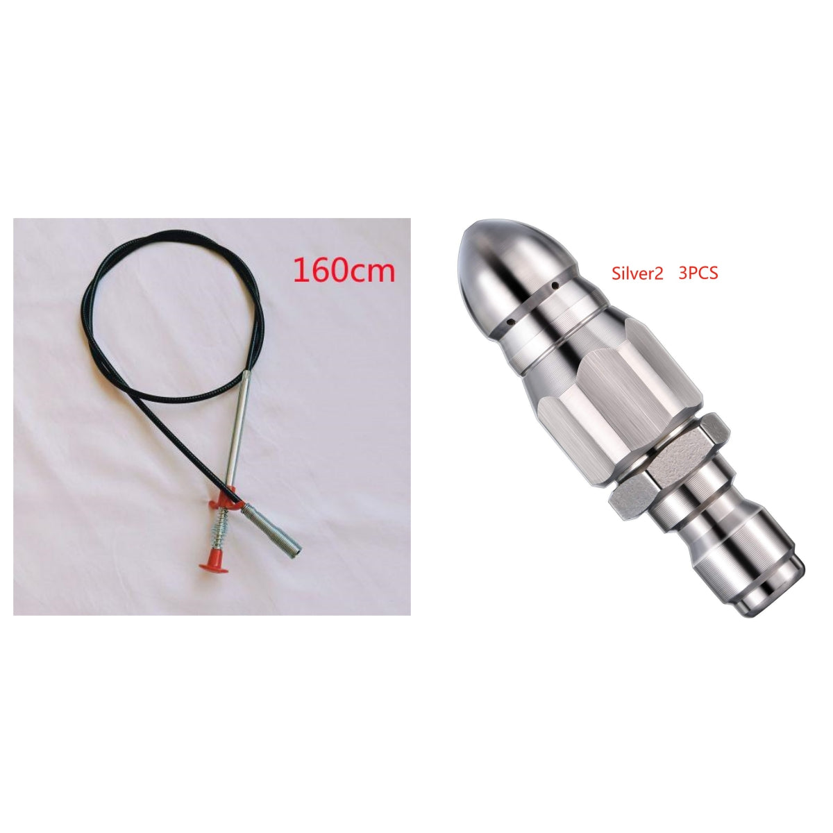 Household 60CM Drain Unclogger – Kitchen Sink Hair Catcher & Sewer Cleaning Rod Tool