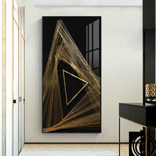 Premium Abstract Geometric Painting – Modern Wall Art Canvas Decor